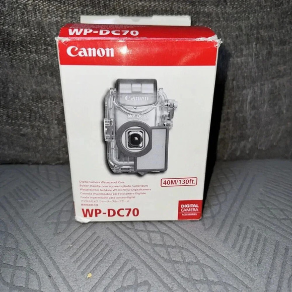 Canon WP-DC470 Waterproof Clear Camera Case 130ft/40m New NOS - Picture 1 of 6